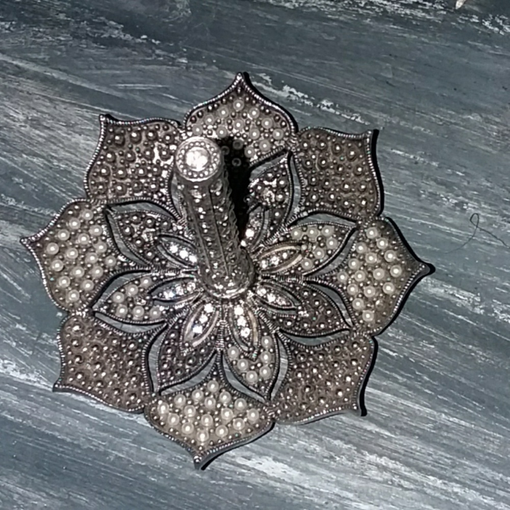 Ring HLDR beads/stone ASRT